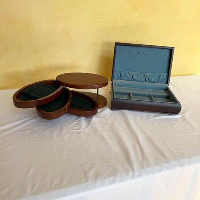 Two Wooden Jewelry Boxes (P-BM)
