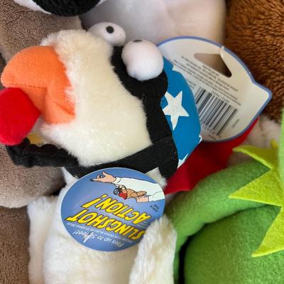 Vintage Stuffed Animal Lot - Snoopy, Kermit, Dakin