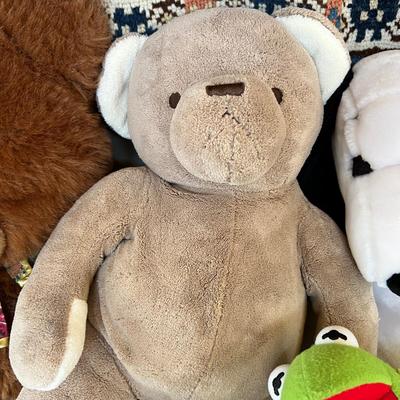 Vintage Stuffed Animal Lot - Snoopy, Kermit, Dakin
