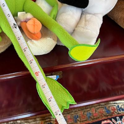 Vintage Stuffed Animal Lot - Snoopy, Kermit, Dakin