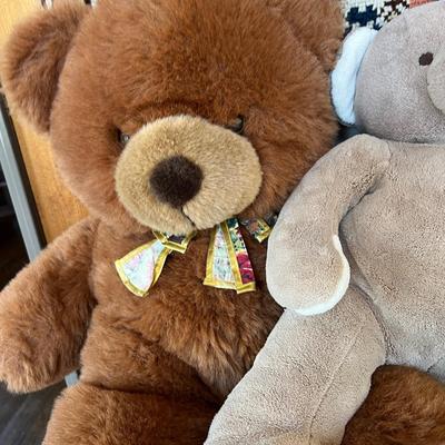 Vintage Stuffed Animal Lot - Snoopy, Kermit, Dakin