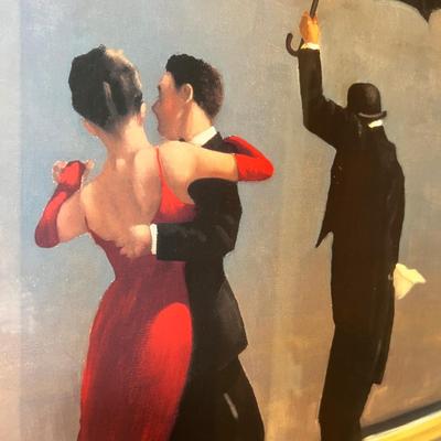 Professionally Framed The Singing Butler Print - Vettriano 28"x34"