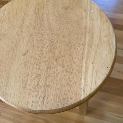 Pair of Solid Wood John Thomas Stools (DR-BM)
