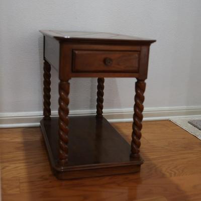 DAVIS Barley Twist Single Drawer End Table