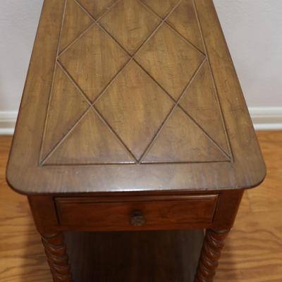 DAVIS Barley Twist Single Drawer End Table