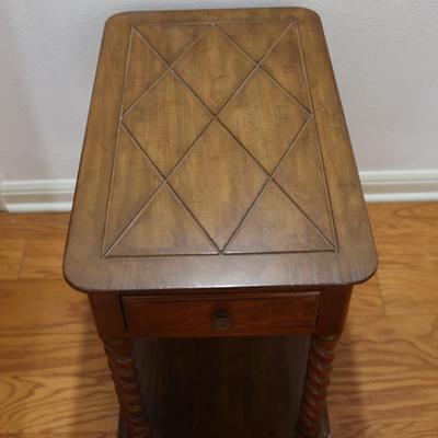 DAVIS Barley Twist Single Drawer End Table
