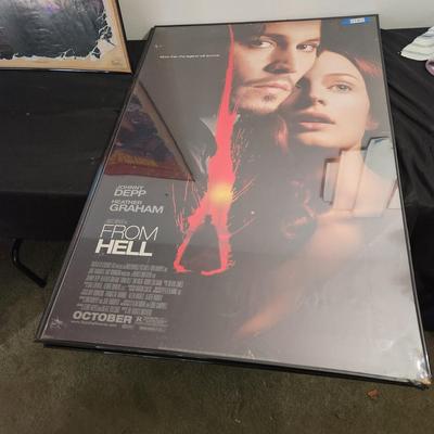 From Hell Movie Poster Johnny Depp Heather Graham