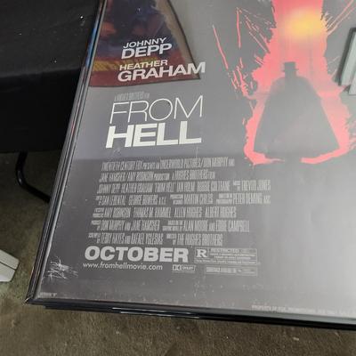 From Hell Movie Poster Johnny Depp Heather Graham