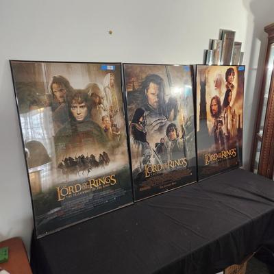 3 Lord of the Rings Movie Posters