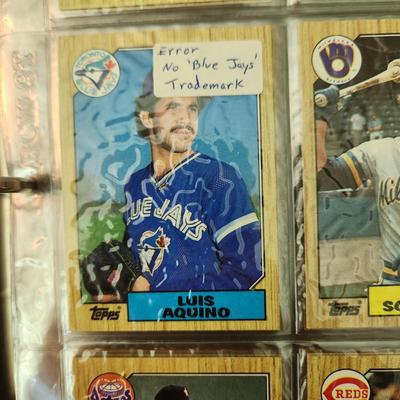 1987 Topps Baseball cards Complete Set