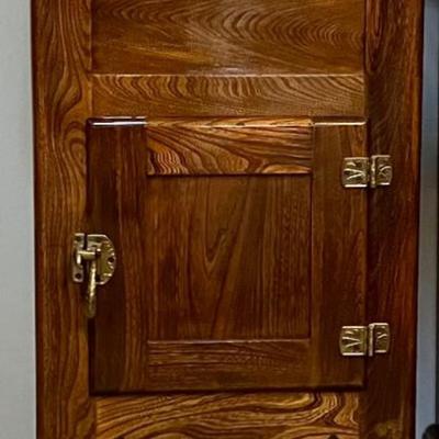 Vintage Oak Ice Box