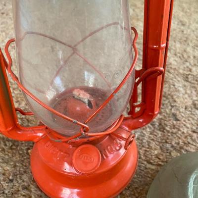 Deitz lantern and Hemingray insulator