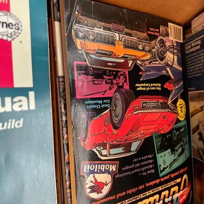 Box of manuals and how to