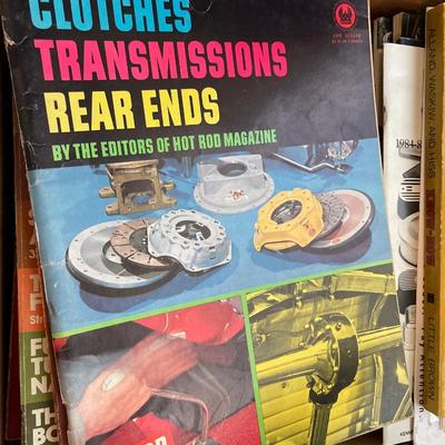 Box of manuals and how to
