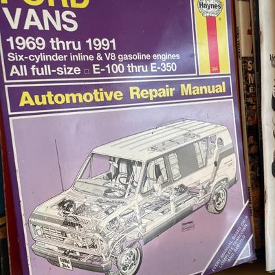 Box of manuals and how to