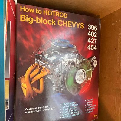 Box of manuals and how to