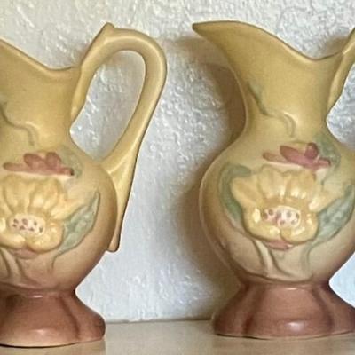Two Vintage Hull Vases