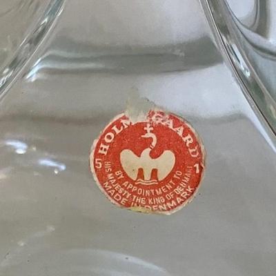 Vintage Holmegaard Glass Decanter Denmark