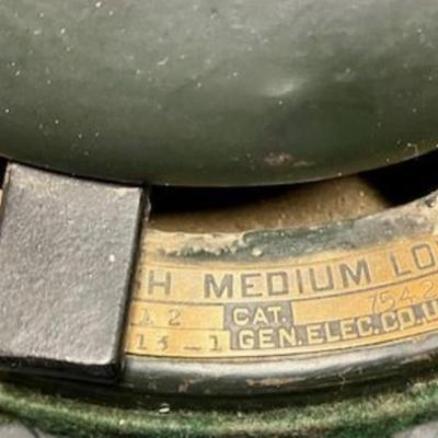 Antique General Electric Fan With Brass Blades