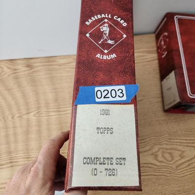 1981 Topps Complete set Baseball Cards 726 cards