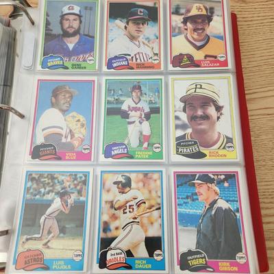 1981 Topps Complete set Baseball Cards 726 cards
