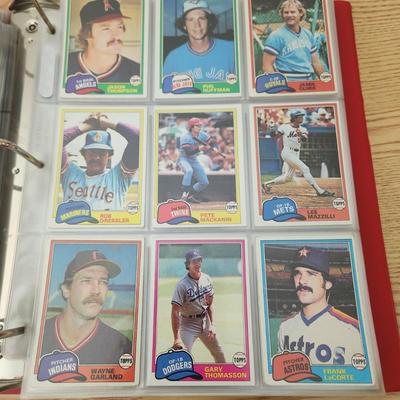 1981 Topps Complete set Baseball Cards 726 cards
