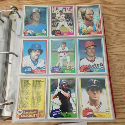 1981 Topps Complete set Baseball Cards 726 cards