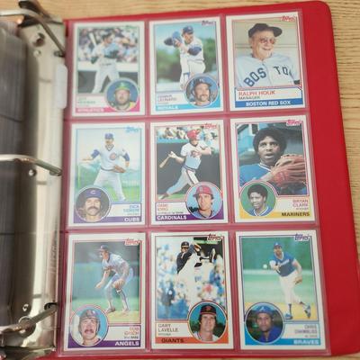 1983 Complete Set Topps Baseball Cards
