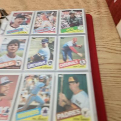 1985 Topps Complete Set Baseball Cards in Album