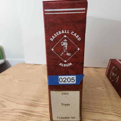 1985 Topps Complete Set Baseball Cards in Album