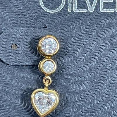 CZ and Sterling silver Earrings