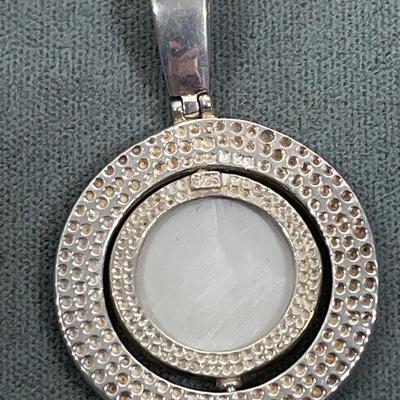 Mother of Pearl and Sterling silver Pendant