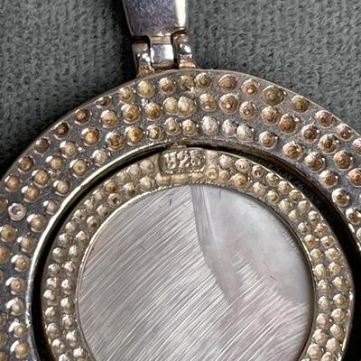 Mother of Pearl and Sterling silver Pendant