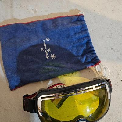 Vintage Bausch & Lomb Ski Goggles - North face Jacket, winter wear and Ski poles