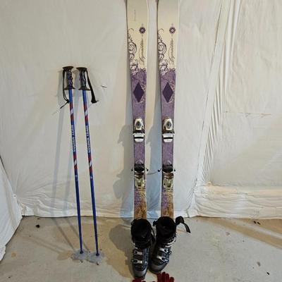 Dymastar Skis with boots and poles Exclusive legend DA7KF02