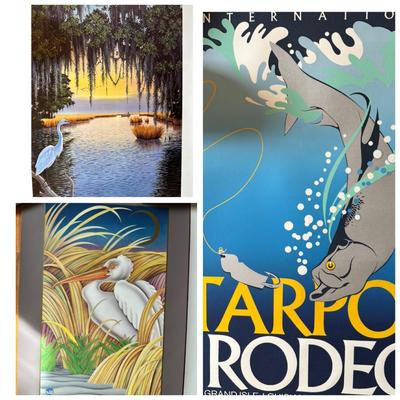 Signed and Numbered Posters (2) & World Exposition Poster