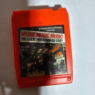 Seven 8 track cassettes in near mint condition - all soundtracks Rocky - Songbird and more