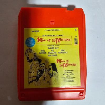 Seven 8 track cassettes in near mint condition - all soundtracks Rocky - Songbird and more