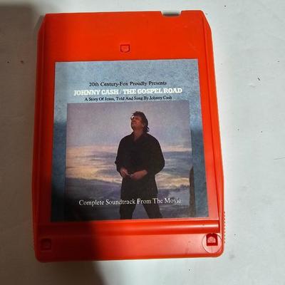 7 near mint 8 track cassettes - Johnny Cash -Streisand Superman - Erine Ford and more
