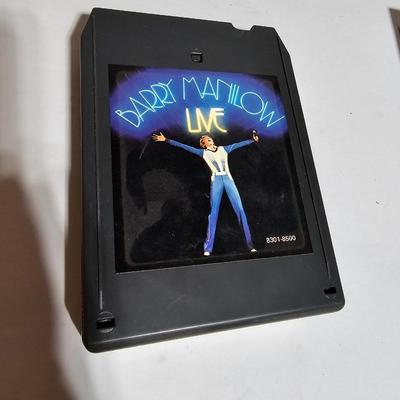 7 near mint 8 track cassettes - Barry Manilow - Barbara Butterfly - Olivia Newton John and more!