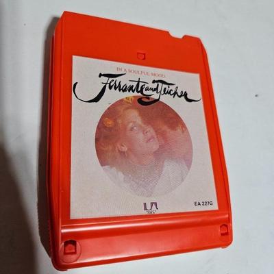 7 near mint 8 track cassettes - Barry Manilow - Barbara Butterfly - Olivia Newton John and more!