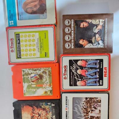 7 8 track cassettes - near mint condition - Dolly Pardon - Elvis - Burl Ives and more