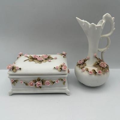 CANDREA Japan Hand Painted Bisque Set