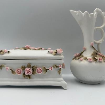 CANDREA Japan Hand Painted Bisque Set
