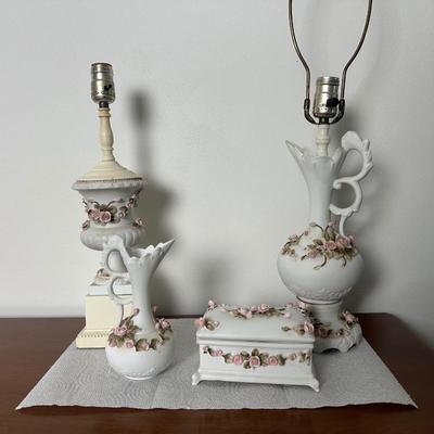 CANDREA Japan Hand Painted Bisque Set