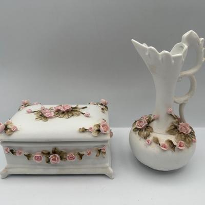 CANDREA Japan Hand Painted Bisque Set