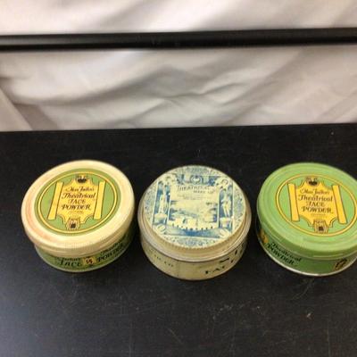 Rare Theater Makeup Tins