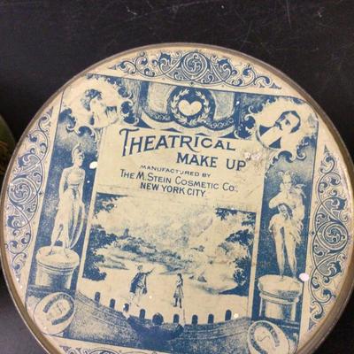 Rare Theater Makeup Tins