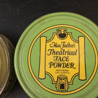Rare Theater Makeup Tins