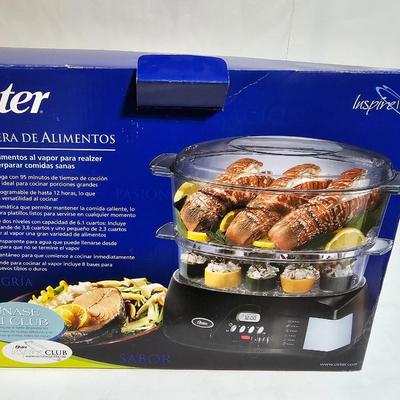 Oster Food steamer Appears new in opened box